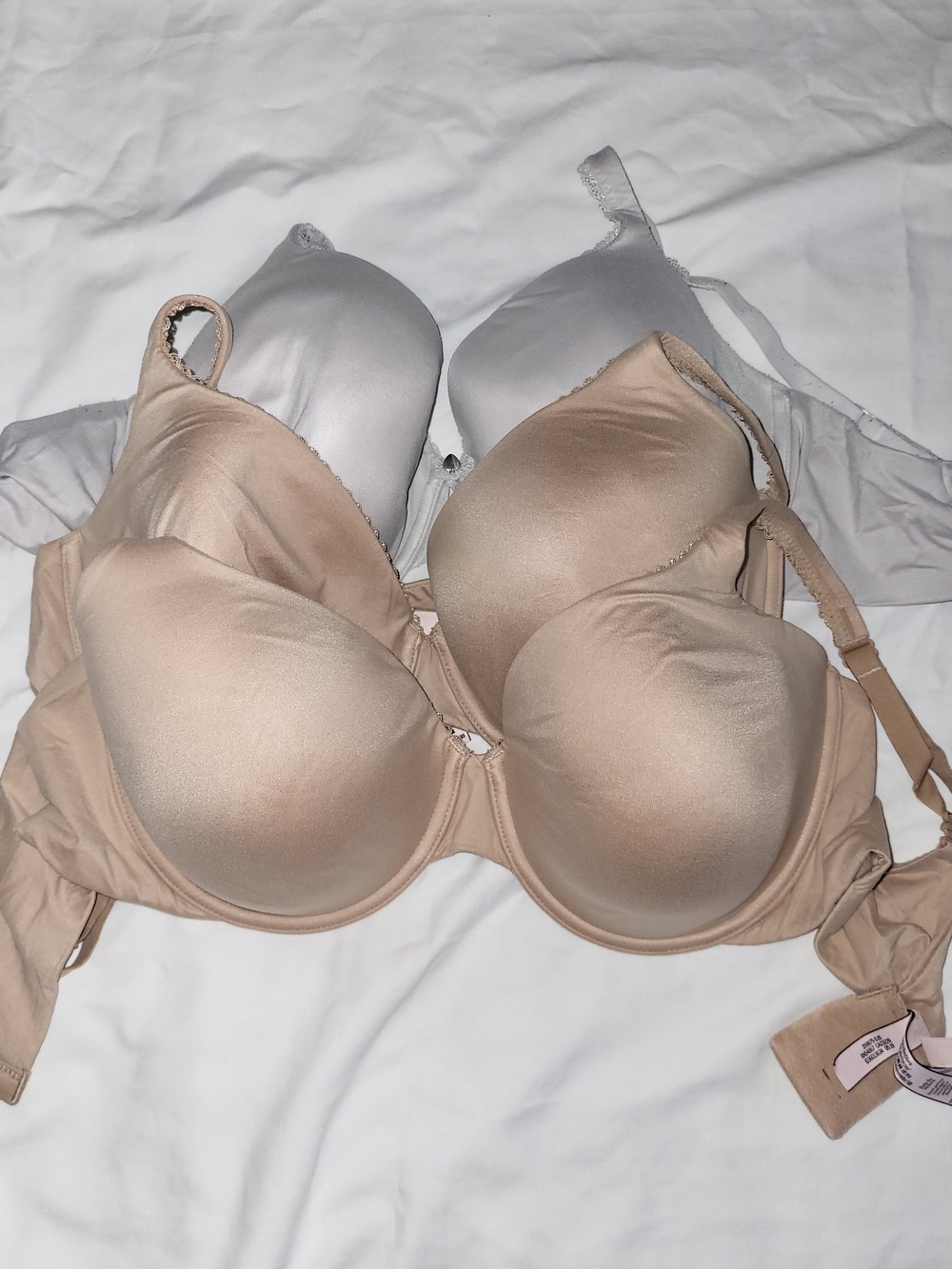 3 Victoria's Secret Bras Beige